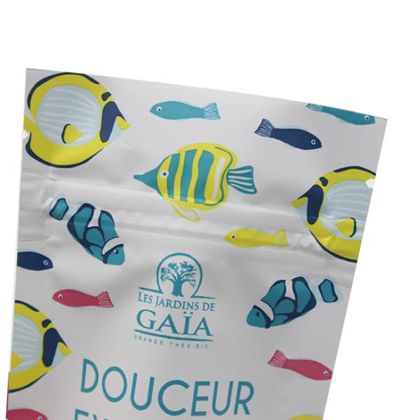 Food Grade Bag Packaging Custom Zip Lock Smell Proof Pouch Environment Friendly for Food Packaging