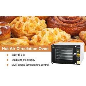 Convection 4 Plate Electric Stove Hot Air Ovens Digital control For Mini