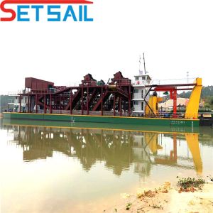 2.25 Meter Depth Diesel Engine Cutter Suction Dredger for Sand Estimated