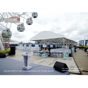 Quality Plain White Sidewalls CFM Permanent Movable Party Tents for sale