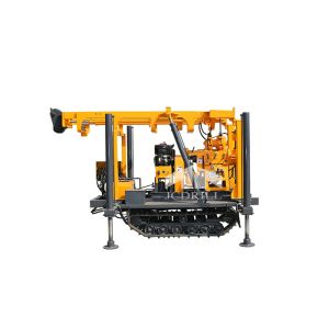 180m Shallow Diesel Crawler Drill Rig Spline Vertical