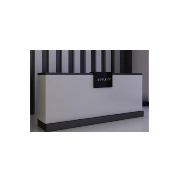 180CM Length Middle Size Shop Till Counter , High Grade Front Desk Retail Cash Wrap Counter