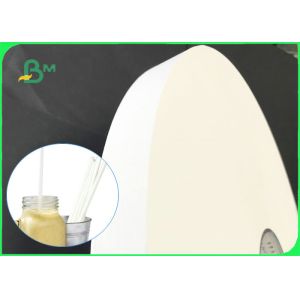 Biodegradable 28gsm Straw Wrapping Paper For Packaging 8mm Straws