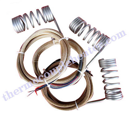 Buy Stainless Steel 304 Coil Heaters , 100W Tangential Electric Heating Element at wholesale prices