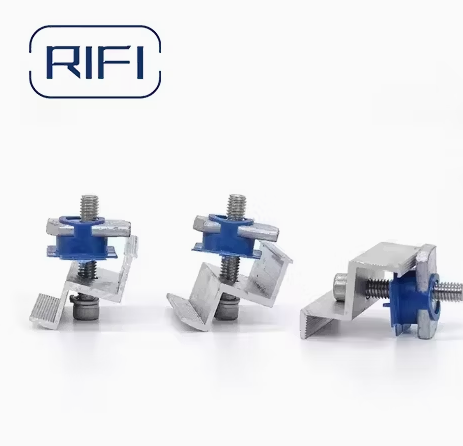 PV Module Morsetto Centrale Double Middle Clip Aluminum Solar Panel Mount MID