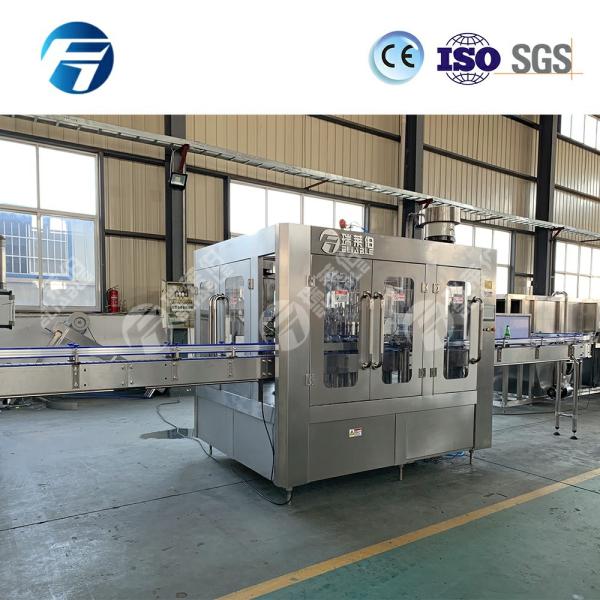 Buy Small Scale Soda Glass Bottle Filling Machine / Water Bottling Equipment at wholesale prices