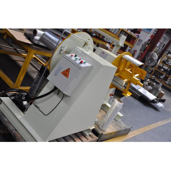 Hydraulic Expansion Metal Coil Motor Drive Uncoiler Suitable for Stock Width 200-800 mm