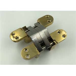 Gold 180 Degree Concealed Hinge / Industrial Concealed Cabinet Hinges