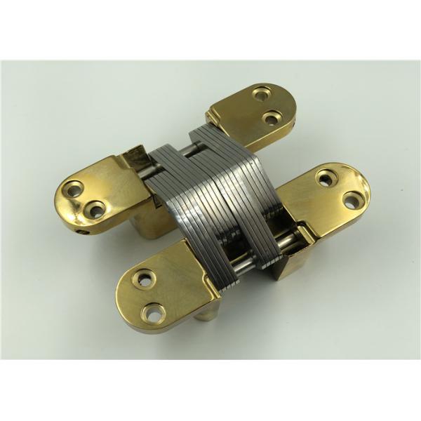 Buy Gold 180 Degree Concealed Hinge / Industrial Concealed Cabinet Hinges at wholesale prices