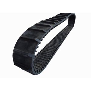 Small Machine Lightweight Robot Rubber Tracks 15mm Pitch Less Vibration