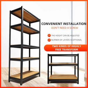 Metallic Angle Steel Rack Shelves For Living Room Display Racks
