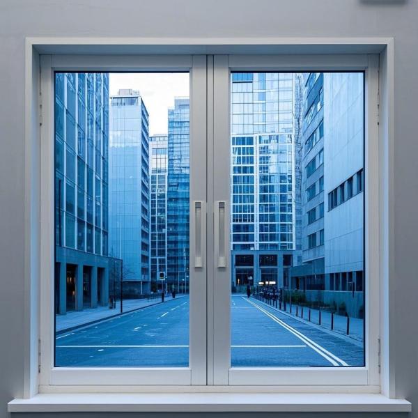 Customized Aluminum Tilt And Turn Windows , Triple Pane Aluminum Windows