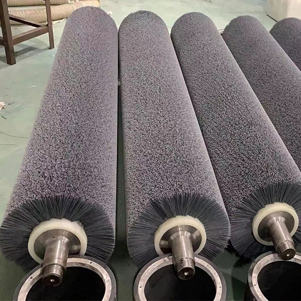 Buy Customized 240 Grit Abrasive Wire Roller Brush For Polishing at wholesale prices