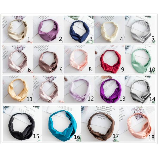 16 Momme Sleep 100% Mulberry Silk Headband Customized For Women