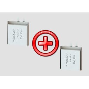 China CP603742 2400mAh 3V Lithium Pouch Cell on sale