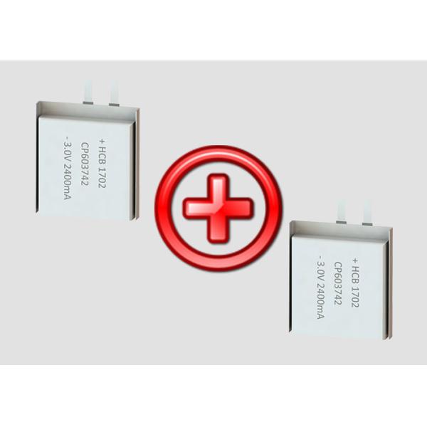 Buy CP603742 2400mAh 3V Lithium Pouch Cell at wholesale prices