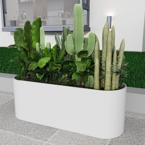 Modern decoration outdoor planters custom white flower pots