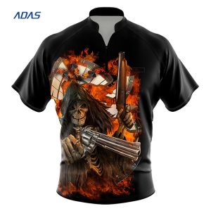 Lightweight Plus Size Dye Sublimation T Shirts Polyester Polo With Dart Design