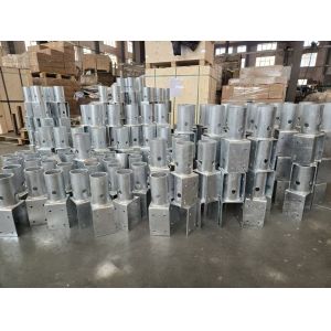 Q355B New Construction Caps For 1 1/2" Round Corner Square Shaft Piles