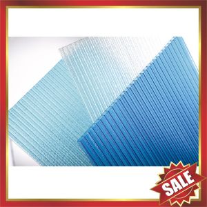 frosted Hollow polycarbonate Sheet,crystal hollow pc sheet