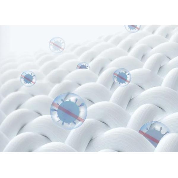 White Disposable Protective Gown Dustproof Anti Droplet Suit Medical Coverall