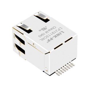J0C-0004NLT PCB SMT RJ45 Connector 1x1 Port Without LED LPJ19113CNL