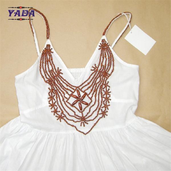 Summer white v-neck sexy skirt China woman ladies dress fat women dresses with shoulder-straps