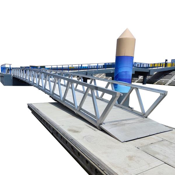 Buy Customized Aluminum Alloy 6061-T6 Floating Dock Ramp Aluminum Gangway at wholesale prices