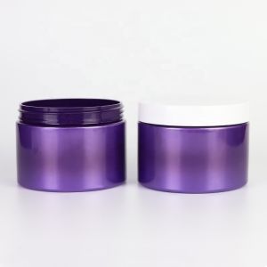 Aluminium Caps Hand Lotion PET Cream Jar 350ml OEM ODM