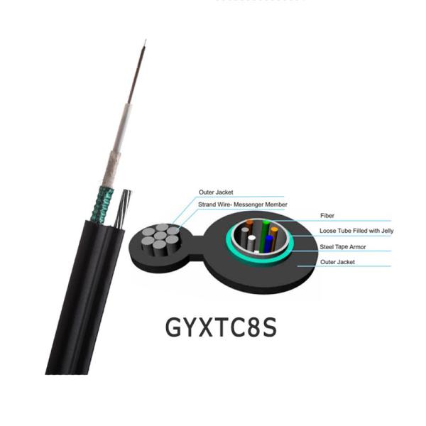 Buy OS1 OS2 Self Supporting GYXTC8S Optical Fiber Cables at wholesale prices