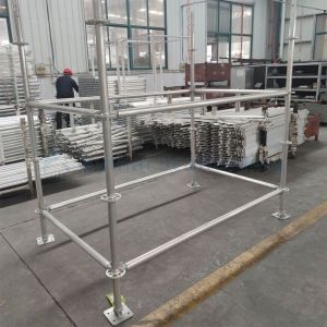 Easy Assembly Light Weight Aluminum Ringlock System Scaffolding