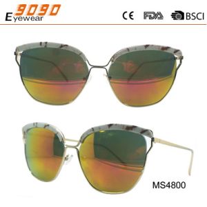 Women's retro temperament fashionable sunglasses,UV400 Protection lens