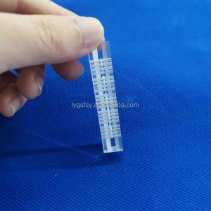 Professional custom high light transmission perforated quartz laminate