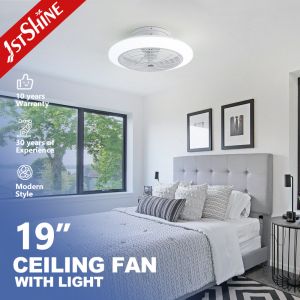 Lighting Solutions ETL Certified White LED Ceiling Fan with Light and Easy Clean