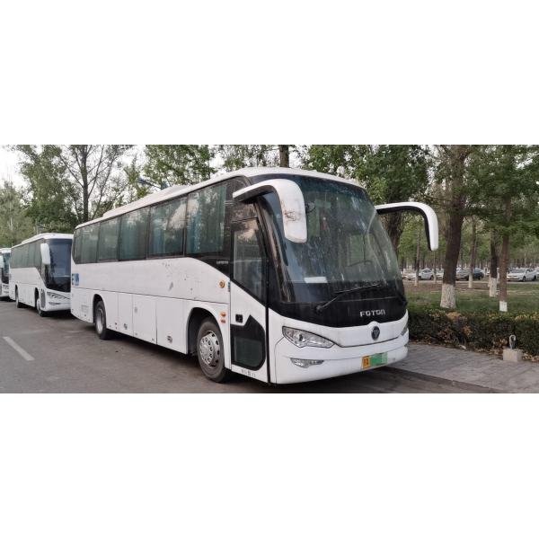 2016 Year 51 Seats Used Foton Coach Bus With New Seats Electricity Fuel LHD In Good Condition