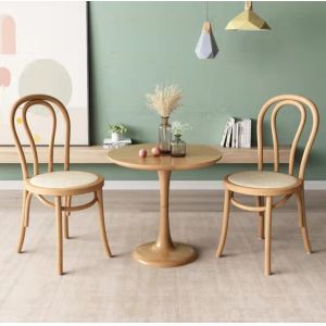 Handmade Wooden Restaurant Chair with Custom Size and Optinal Colors