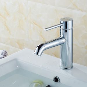Mechanical Chrome Sink Faucets Without Purified Water Outlet
