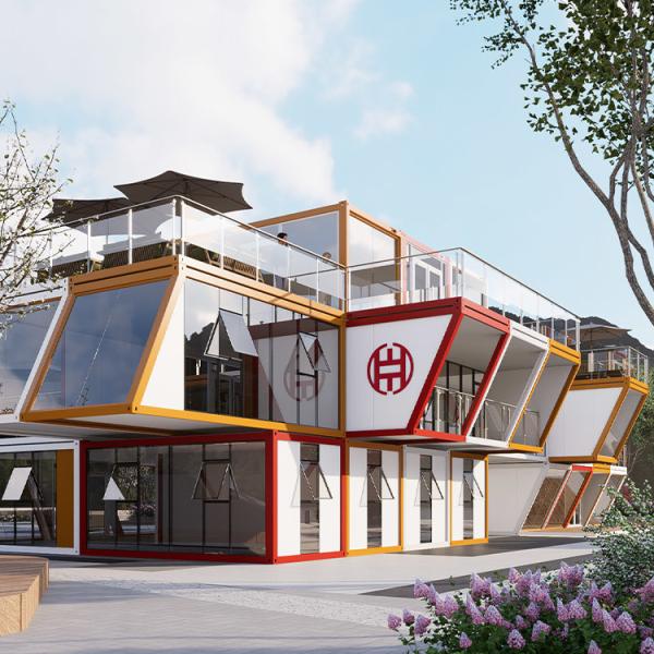 Modern Design Style 20ft Prefab Modular Container House with Online Technical