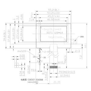 128*64 Graphic LCD Display Module