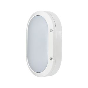 IP65 15W Oval Outdoor LED Bulkhead Wall Ceiling Surface Mounted For Kitchen