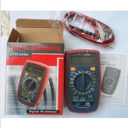Quality SMALL MULTIMETER WITH BACKLIGHT DT33D Digital Multimeter for sale
