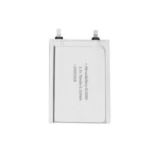 China TBD 3.7V 70mAh Ultra Thin LiPo Battery For RFID Electronic Tags on sale