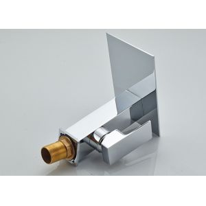 Waterfall LED Light Bathroom Basin Faucets Single Handle Durable Featuring