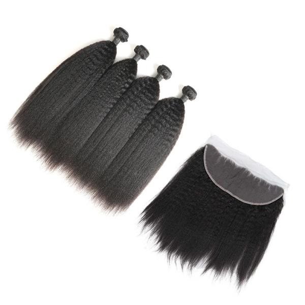 Buy 4 Bundles Of Unprocessed Peruvian Human Hair No Synthetic Hair CE Certification at wholesale prices