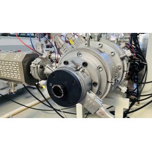 380V 50HZ Single Screw HDPE Pipe Extruder Machine / PE Pipe Manufacturing Plant