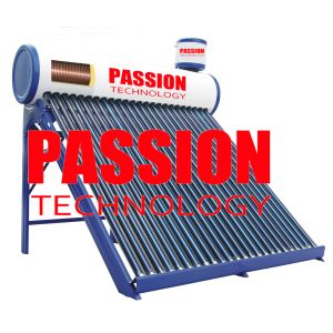 200L Copper Coils Exchange Integrative Low Pressure Solar Water Heater