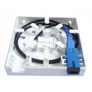 Simplex Drop Cable Single mode FTTH Solution with SC Fast Connector