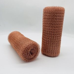Oil Demister Copper Knitted Mesh 400mm Width