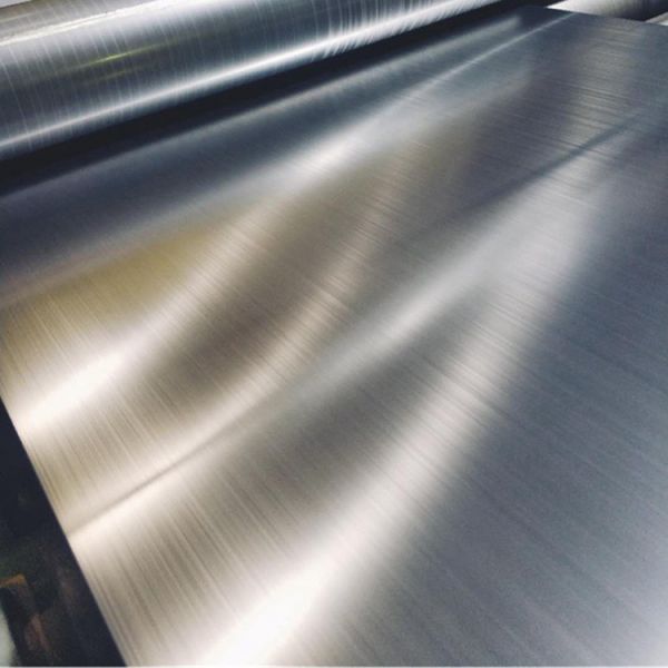 Silver Hairline Stainless Steel Sheet Four Feet Metal Plate