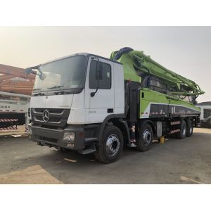 Benz X Leg Renewed Beton Pump Used Concrete Pump Truck 56 Meter For Construction